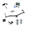 Reese Trailer Tow Hitch For 06-11 KIA Rio5 Hyundai Accent Hatchback Deluxe Package Wiring 2" and 1-7/8" Ball and Lock