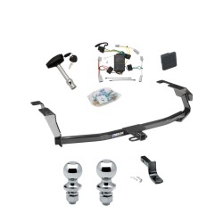 Reese Trailer Tow Hitch For 09-13 Honda Fit Deluxe Package Wiring 2" and 1-7/8" Ball and Lock