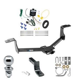 Tow Package For 13-15 Honda Accord Sedan Trailer Hitch w/ Wiring Draw-Bar 2" Ball 1-1/4" Receiver Reese Tow Package For 13-15 Honda Accord Sedan Trailer Hitch w/ Wiring Draw-Bar 2" Ball 1-1/4" Receiver Reese