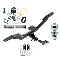 Reese Trailer Tow Hitch For 09-24 Audi A4 Sedan Complete Package w/ Wiring Draw Bar and 2" Ball