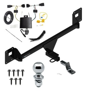 Reese Trailer Tow Hitch For 19-23 Volkswagen Jetta Complete Package w/ Wiring Draw Bar and 2" Ball Reese Trailer Tow Hitch For 19-23 Volkswagen Jetta Complete Package w/ Wiring Draw Bar and 2" Ball