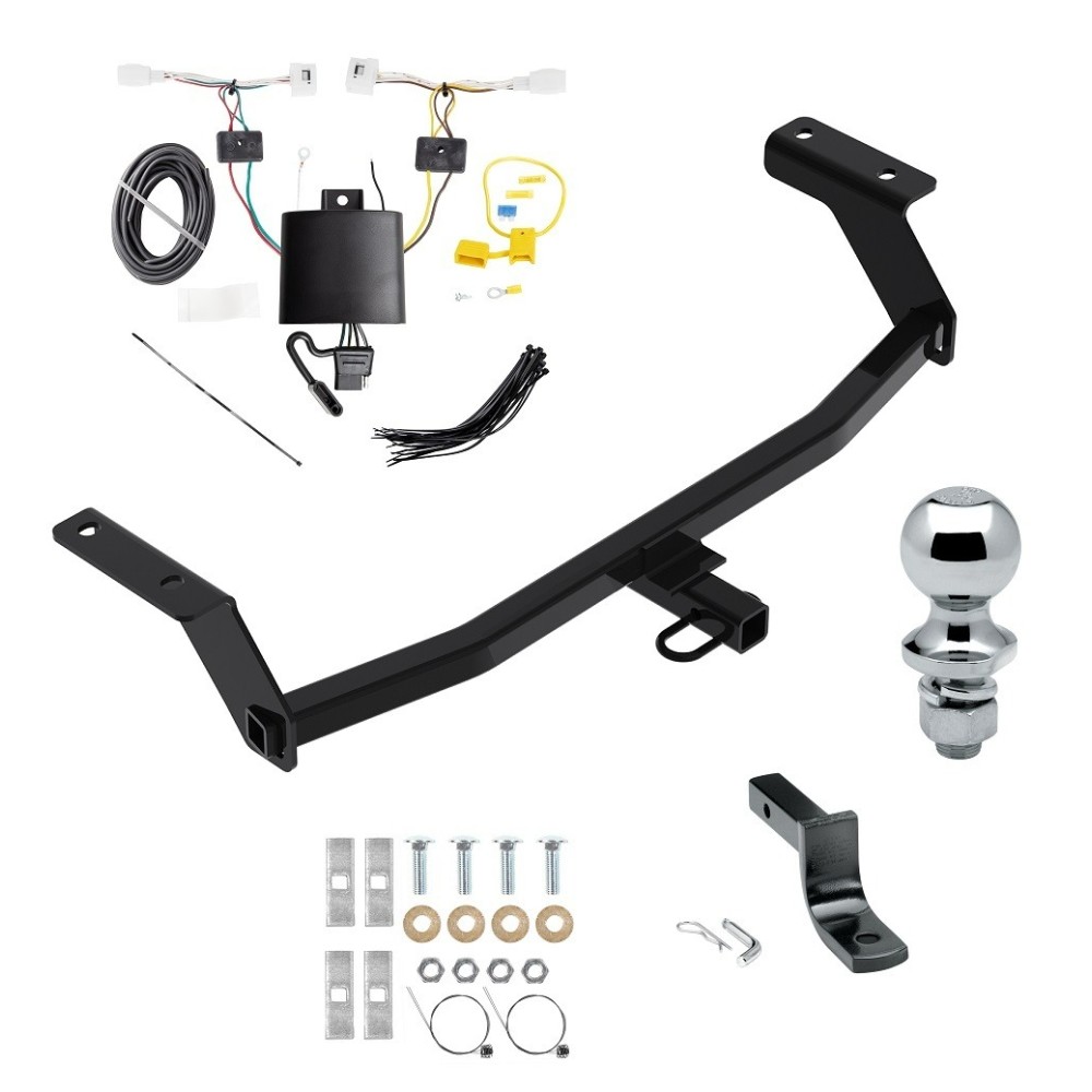 Custom Fit Trailer Hitch Draw-Bar w/ Pin/Clip Wiring Harness (Plug & Play) 1-7/8" Chrome Ball Installation Hardware Installation Instructions 77984 3593 118808 63810 Reese Towpower Trailer Tow Hitch 19-23 Mazda 3 Hatchback Complete Package Wiring Reese Trailer Tow Hitch For 19-25 Mazda 3 Hatchback Complete Package w/ Wiring Draw Bar and 1-7/8" Ball