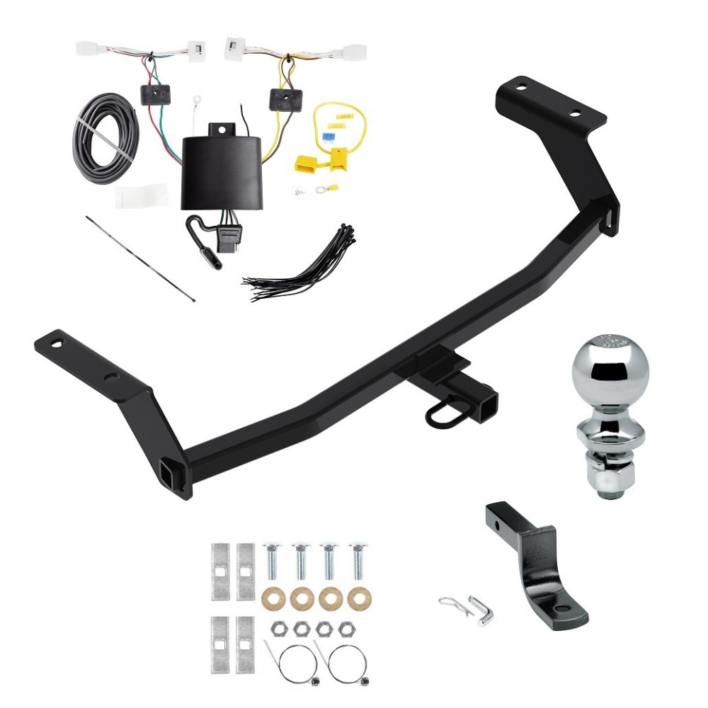 Custom Fit Trailer Hitch Draw-Bar w/ Pin/Clip Wiring Harness (Plug & Play) 2" Chrome Ball Installation Hardware Installation Instructions 77984 3593 118808 63820 Reese Towpower Trailer Tow Hitch 19-23 Mazda 3 Hatchback Complete Package Wiring Dr Reese Trailer Tow Hitch For 19-25 Mazda 3 Hatchback Complete Package w/ Wiring Draw Bar and 2" Ball