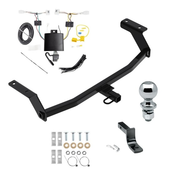 Custom Fit Trailer Hitch Draw-Bar w/ Pin/Clip Wiring Harness (Plug & Play) 2" Chrome Ball Installation Hardware Installation Instructions 77984 3593 118808 63820 Reese Towpower Trailer Tow Hitch 19-23 Mazda 3 Hatchback Complete Package Wiring Dr Reese Trailer Tow Hitch For 19-25 Mazda 3 Hatchback Complete Package w/ Wiring Draw Bar and 2" Ball