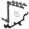 Custom Fit Trailer Hitch 4 Bike Carrier Installation Hardware Installation Instructions 77992 1393100G Reese Trailer Tow Hitch 4 Bike Rack 20-22 Hyundai Venue tilt away adult or child arms fold down carrier 20 21 22 2020 2021 2022 Reese Trailer Tow Hitch w/ 4 Bike Rack For 20-23 Hyundai Venue tilt away adult or child arms fold down carrier
