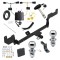 Custom Fit Trailer Hitch Draw-Bar w/ Pin/Clip Wiring Harness ( Plug & Play ) 1-7/8" and 2" Chrome Ball Security Lock Pin Rubber Hitch Plug Cover Installation Hardware Installation Instructions 77992 3593 118818 63820 63810 580407 2211 Reese Reese Trailer Tow Hitch For 20-23 Hyundai Venue Deluxe Package Wiring 2" and 1-7/8" Ball and Lock