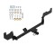 77992 2020 2021 2022 20 21 22 Hyundai Venue Reese Towpower Trailer Tow Hitch Receiver Bar Frame Reese Trailer Tow Hitch For 20-23 Hyundai Venue 1-1/4" Towing Receiver Class 1