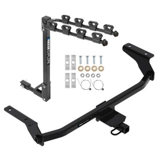 Reese Trailer Tow Hitch For 20-23 Mazda CX-30 without Factory Towable Bumper tilt away adult or child arms fold down carrier Reese Trailer Tow Hitch For 20-23 Mazda CX-30 without Factory Towable Bumper tilt away adult or child arms fold down carrier