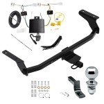 Reese Trailer Tow Hitch For 20-23 Mazda CX-30 w/ Plug & Play Wiring Draw Bar and 2" Ball Reese Trailer Tow Hitch For 20-23 Mazda CX-30 w/ Plug & Play Wiring Draw Bar and 2" Ball