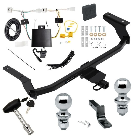 Reese Trailer Tow Hitch For 20-23 Mazda CX-30 w/ Plug & Play Wiring 2" and 1-7/8" Ball + Lock Reese Trailer Tow Hitch For 20-23 Mazda CX-30 w/ Plug & Play Wiring 2" and 1-7/8" Ball + Lock