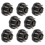 Lippert 10K oil bath idler hub 8‑pack, 8 on 6.5 bolt pattern, 5/8″ studs, fits 16‑17.5″ wheels, Dexter Alko Rockwell compatible