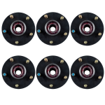 Lippert 2,200 lb. Axle Hub Assembly 5 on 4.5 with Lug Nuts 6-Pack Lippert Pre-Greased 2,200 lb. Axle Hub Assembly 5 on 4.5 with Lug Nuts 6-Pack Triple Axle