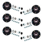 Lippert 2,200 lb. Axle Hub Assembly 5 on 4.5 with Lug Nuts 6-Pack Lippert Pre-Greased 2,200 lb. Axle Hub Assembly 5 on 4.5 with Lug Nuts 6-Pack Triple Axle