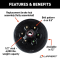 Lippert 12″ Electric Brake & Fully Assembled Hub/Drum Kit – Dexter Compatible Lippert 12 inch manual electric brake pair with fully assembled pre‑greased 6‑on‑5.5 hub drum kit for 6K trailer axle, Dexter compatible
