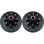 lippert 12 inch trailer brake drum hub pair for 7000 lb axle 8 on 6.5 dexter alko compatible