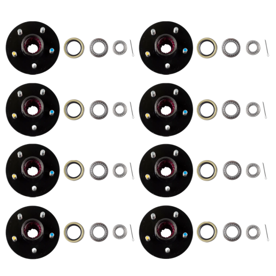 Lippert Idler Hub 2,200 lb Axles, 5 on 4.5 Bolt Pattern, Dexter/Al-Ko/Rockwell