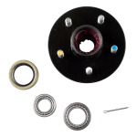 Lippert Idler Hub 2,200 lb Axles, 5 on 4.5 Bolt Pattern, Dexter/Al-Ko/Rockwell