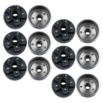 Lippert Triple-Axle 7 Inch x 1.25 Inch 2,200-lb Electric Brake and Hub Kit