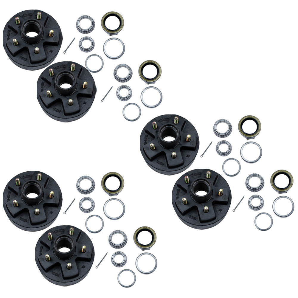 Lippert Triple-Axle 7 Inch x 1.25 Inch 2,200-lb Electric Brake and Hub Kit