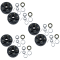 Lippert Triple Axle 7 x 1.25 2,200-lb Electric Brake and Hub Kit 5 on 4.5 for Dexter Alko