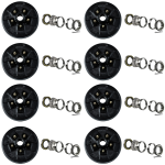 Lippert quad-axle 3,500-lb self-adjusting electric brake and 10-inch drum hub kit 5-on-4.5 pattern compatible with Dexter Alko Rockwell