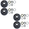 Lippert 12 inch brake drum hub kit for 7K axles, 8 on 6-1/2 pattern, Dexter & Al-Ko compatible