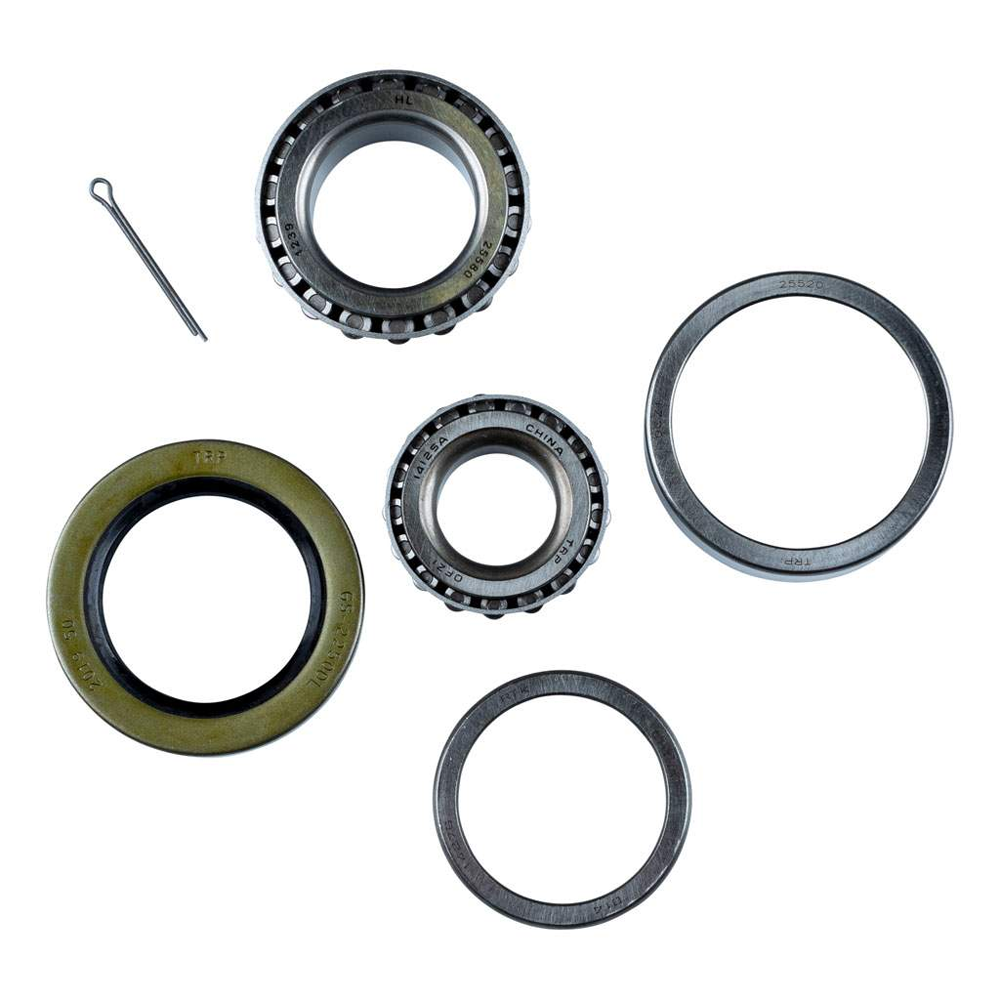 Lippert 12 inch brake drum hub kit for 7K axles, 8 on 6-1/2 pattern, Dexter & Al-Ko compatible