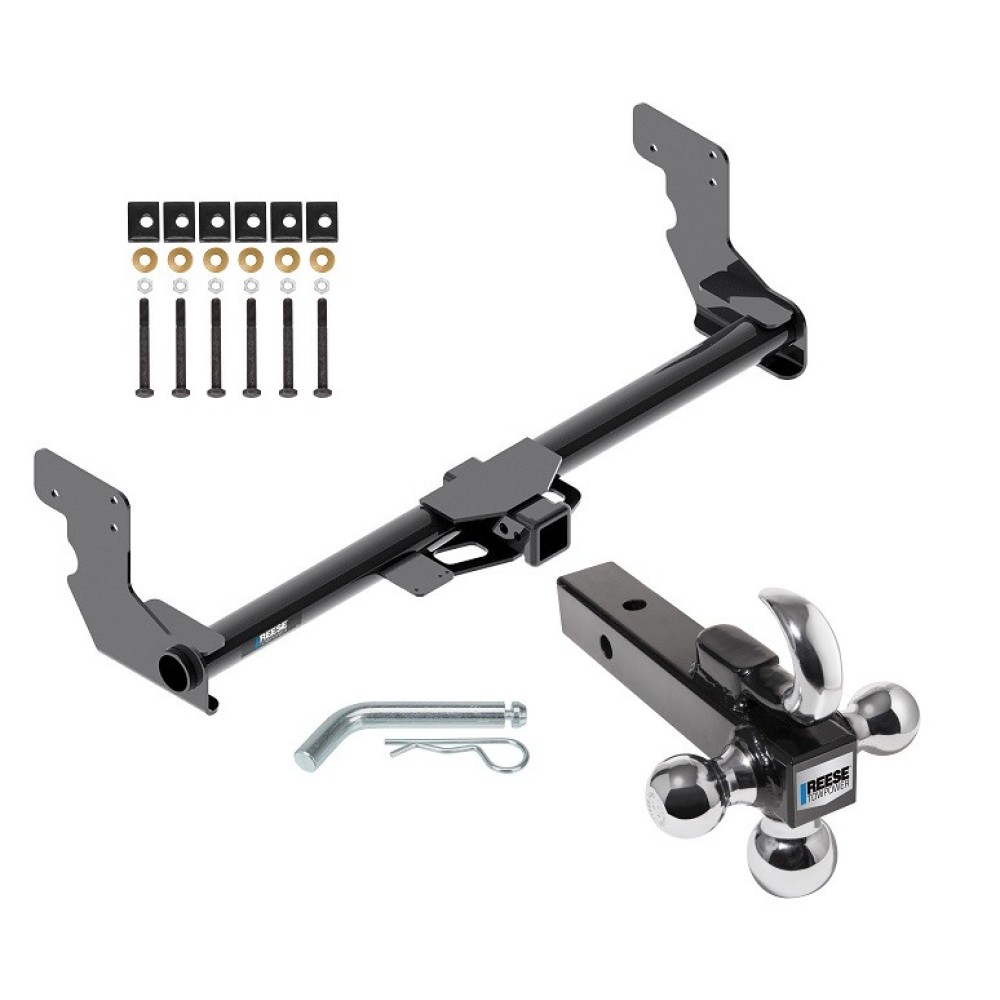 Custom Fit Trailer Hitch Tri-Ball Trailer Hitch Ball Mount w/ Pin/Clip 84015 7031400 63240 Reese Trailer Tow Hitch Receiver 16-23 Mercedes-Benz Metris w/Tri-Ball Triple Ball 1-7/8" 2" 2-5/16" 16 17 18 19 20 21 22 23 2016 2017 2018 2019 2020 Reese Trailer Tow Hitch Receiver For 16-23 Mercedes-Benz Metris w/Tri-Ball Triple Ball 1-7/8" 2" 2-5/16"