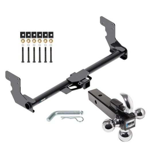 Custom Fit Trailer Hitch Tri-Ball Trailer Hitch Ball Mount w/ Pin/Clip 84015 7031400 63240 Reese Trailer Tow Hitch Receiver 16-23 Mercedes-Benz Metris w/Tri-Ball Triple Ball 1-7/8" 2" 2-5/16" 16 17 18 19 20 21 22 23 2016 2017 2018 2019 2020 Reese Trailer Tow Hitch Receiver For 16-23 Mercedes-Benz Metris w/Tri-Ball Triple Ball 1-7/8" 2" 2-5/16"