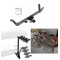Trailer Hitch w/ 4 Bike Rack For 16-24 BMW X1 All Styles Approved for Recreational & Offroad Use Carrier for Adult Woman or Child Bicycles Foldable