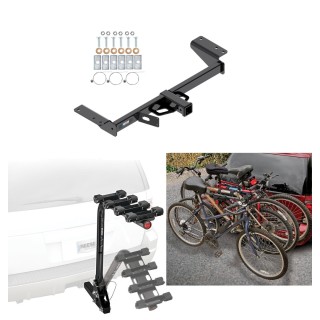 Custom Fit Trailer Hitch 4 Bike Carrier Installation Hardware Installation Instructions 84022 63124 Reese Trailer Hitch 4 Bike Rack 17-23 Cadillac XT5 except Platinum Approved Recreational Offroad Use Carrier Adult Woman or Child Bicycles Foldable 17 18 Trailer Hitch w/ 4 Bike Rack For 17-24 Cadillac XT5 except Platinum Approved for Recreational & Offroad Use Carrier for Adult Woman or Child Bicycles Foldable