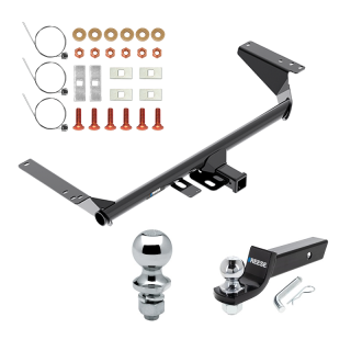 Custom Fit Trailer Hitch 2" Drop Ball-Mount w/ Pin/Clip 1-7/8" and 2" Chrome Ball Installation Hardware Installation Instructions 84046 21536 63816 Reese Trailer Tow Hitch 17-23 Chrysler Pacifica 20-23 Voyager 22-23 Grand Caravan Except Hyb Reese Trailer Tow Hitch For 17-23 Chrysler Pacifica 20-23 Voyager 22-23 Grand Caravan Except Hybrid Class 3 2" Receiver w/ 1-7/8" and 2" Ball