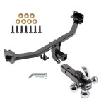 Custom Fit Trailer Hitch Tri-Ball Trailer Hitch Ball Mount w/ Pin/Clip 84074 7031400 63240 Reese Trailer Tow Hitch Receiver 17-22 KIA Sportage except SX and SX Turbo w/Tri-Ball Triple Ball 1-7/8" 2" 2-5/16" 17 18 19 20 21 22 2017 2018 2019 Reese Trailer Tow Hitch Receiver For 17-22 KIA Sportage except SX and SX Turbo w/Tri-Ball Triple Ball 1-7/8" 2" 2-5/16"