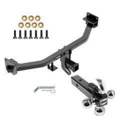 Reese Trailer Tow Hitch Receiver For 17-22 KIA Sportage except SX and SX Turbo w/Tri-Ball Triple Ball 1-7/8" 2" 2-5/16" Reese Trailer Tow Hitch Receiver For 17-22 KIA Sportage except SX and SX Turbo w/Tri-Ball Triple Ball 1-7/8" 2" 2-5/16"