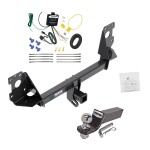 Custom Fit Trailer Hitch Wiring Harness (Requires Splicing) 2" Drop Ball-Mount w/ Pin/Clip 2" Chrome Ball Installation Hardware Installation Instructions 84076 119148 21536 Reese Trailer Tow Hitch 17-22 Audi Q7 Complete Package Wiring and 2&am Reese Trailer Tow Hitch For 17-25 Audi Q7 Complete Package w/ Wiring and 2" Ball
