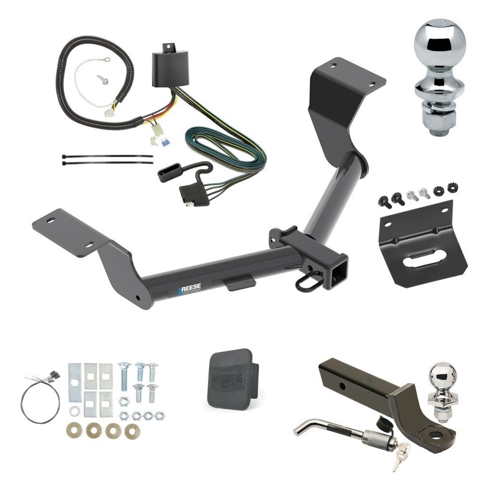 Ultimate Tow Package For 17-19 Honda CR-V 20-24 Except Hybrid Trailer Hitch w/ Wiring 2" Drop Mount Dual 2" and 1-7/8" Ball Lock Bracket Cover 2" Receiver Reese Ultimate Tow Package For 17-19 Honda CR-V 20-24 Except Hybrid Trailer Hitch w/ Wiring 2" Drop Mount Dual 2" and 1-7/8" Ball Lock Bracket Cover 2" Receiver Reese