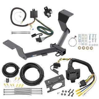 Trailer Hitch w/ 7-Way RV Wiring For 17-19 Honda CR-V 20-24 Except Hybrid Class 3 2" Receiver Reese