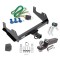 Custom Fit Trailer Hitch Wiring Harness (Requires Splicing) 2" Drop Ball-Mount w/ Pin/Clip 2" Chrome Ball Security Lock Pin Rubber Hitch Plug Cover Installation Hardware Installation Instructions 84136 78058 21536 7054430 7000600 Reese Trailer Reese Trailer Tow Hitch For 15-23 Ford F-150 Deluxe Package Wiring 2" Ball and Lock
