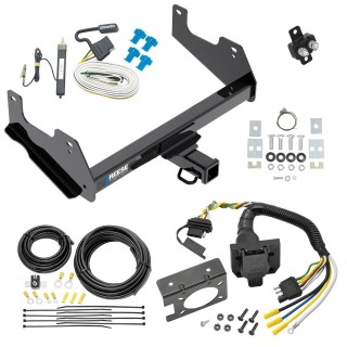 Custom Fit Trailer Hitch Wiring Harness (Requires Splicing) Trailer Connector Adapter Brake Control Wiring Kit Circuit Breaker Installation Hardware Installation Instructions 84136 85343 20506 7012a 20252 Reese Trailer Hitch 7-Way RV Wiring 21-23 F-150 Cl Trailer Hitch w/ 7-Way RV Wiring For 21-23 Ford F-150 Class 4 2" Receiver All Models Reese