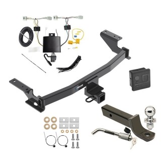 Custom Fit Trailer Hitch Wiring Harness (Plug & Play) 2" Drop Ball-Mount w/ Locking Pin/Clip 2" Chrome Ball Rubber Hitch Plug Cover Installation Hardware Installation Instructions 84138 118871 7005111 7010 Reese Trailer Tow Hitch 22-23 Maz Reese Trailer Tow Hitch For 22-24 Mazda CX-5 Except Diesel Deluxe Package Wiring 2" Ball Mount and Lock