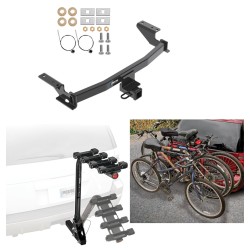 Trailer Hitch w/ 4 Bike Rack For 13-24 Mazda CX-5 Approved for Recreational & Offroad Use Carrier for Adult Woman or Child Bicycles Foldable Trailer Hitch w/ 4 Bike Rack For 13-24 Mazda CX-5 Approved for Recreational & Offroad Use Carrier for Adult Woman or Child Bicycles Foldable