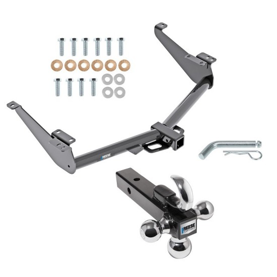 Custom Fit Trailer Hitch Tri-Ball Trailer Hitch Ball Mount w/ Pin/Clip 84154 7031400 63240 Reese Trailer Tow Hitch Receiver 17-23 Nissan Titan except XD w/Tri-Ball Triple Ball 1-7/8" 2" 2-5/16" 17 18 19 20 21 22 23 2017 2018 2019 2020 2021 Reese Trailer Tow Hitch Receiver For 17-24 Nissan Titan except XD w/Tri-Ball Triple Ball 1-7/8" 2" 2-5/16"