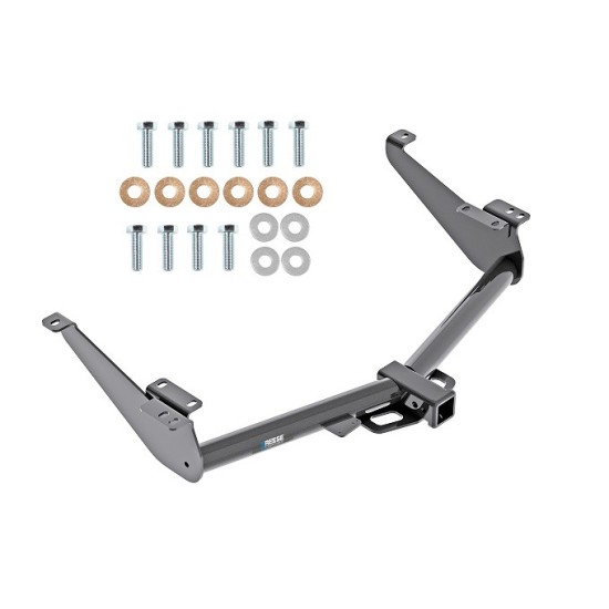 84154 2017 2018 2019 2020 2021 2022 17 18 19 20 21 22 Nissan Titan Except Titan XD or Models w/ Factory 7-Way Wiring Reese Towpower Trailer Tow Hitch Receiver Bar Frame Reese Trailer Tow Hitch For 17-24 Nissan Titan except XD 2" Towing Receiver