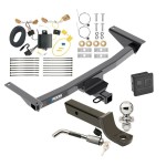 Custom Fit Trailer Hitch Wiring Harness (Plug & Play) 2" Drop Ball-Mount w/ Locking Pin/Clip 2" Chrome Ball Rubber Hitch Plug Cover Installation Hardware Installation Instructions 84176 118754 7005111 7010 Reese Trailer Tow Hitch 18-23 Volks Reese Trailer Tow Hitch For 18-24 Volkswagen Atlas Except Cross Sport Deluxe Package Wiring 2" Ball Mount and Lock