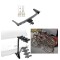 Trailer Hitch w/ 4 Bike Rack For 18-24 Volkswagen Atlas Approved for Recreational & Offroad Use Carrier for Adult Woman or Child Bicycles Foldable