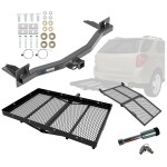 For 2018-2023 Chevy Traverse Trailer Hitch kit by: Reese For 2018-2023 Chevrolet Traverse Trailer Hitch Tow PKG w/ Cargo Carrier + Bi-Fold Ramp + Hitch Lock By Reese Towpower