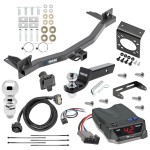 For 2018-2023 Buick Enclave Trailer Hitch kit by: Reese For 2018-2023 Buick Enclave Trailer Hitch Tow PKG w/ Tekonsha BRAKE-EVN Brake Control + Generic BC Wiring Adapter + 7-Way RV Wiring + 2" & 2-5/16" Ball & Drop Mount By Reese Towpower