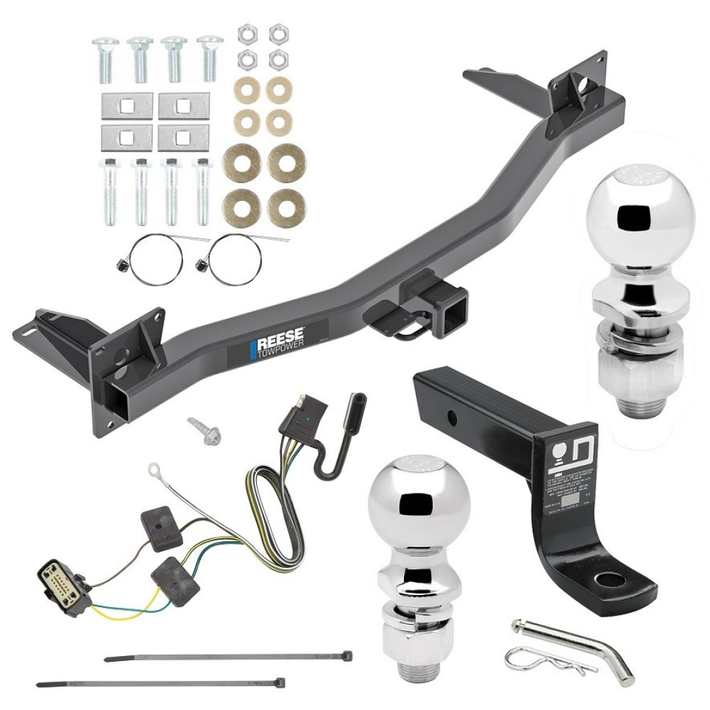 For 2018-2023 Buick Enclave Trailer Hitch kit by: Reese For 2018-2023 Buick Enclave Trailer Hitch Tow PKG w/ 4-Flat Wiring + Ball Mount w/ 4" Drop + 2" Ball + 2-5/16" Ball By Reese Towpower