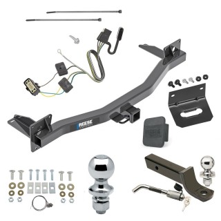 Custom Fit Trailer Hitch Wiring Harness (Plug & Play) 2" Drop Ball-Mount w/ Locking Pin/Clip 2" Chrome Ball 4-Flat Mounting Bracket 1-7/8" Chrome Ball Rubber Hitch Plug Cover Installation Hardware Installation Instructions 84184 118761  Ultimate Tow Package For 18-24 Buick Enclave 18-23 Chevrolet Traverse 24-24 Limited Trailer Hitch w/ Wiring 2" Drop Mount Dual 2" and 1-7/8" Ball Lock Bracket Cover 2" Receiver Reese