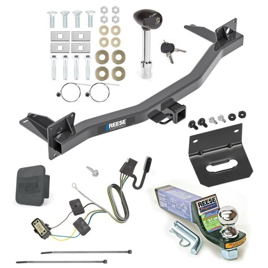 For 2018-2023 Chevy Traverse Trailer Hitch kit by: Reese For 2018-2023 Chevrolet Traverse Trailer Hitch Tow PKG w/ 4-Flat Wiring + Starter Kit Ball Mount w/ 2" Drop & 1-7/8" Ball + Wiring Bracket + Hitch Lock + Hitch Cover By Reese Towpower